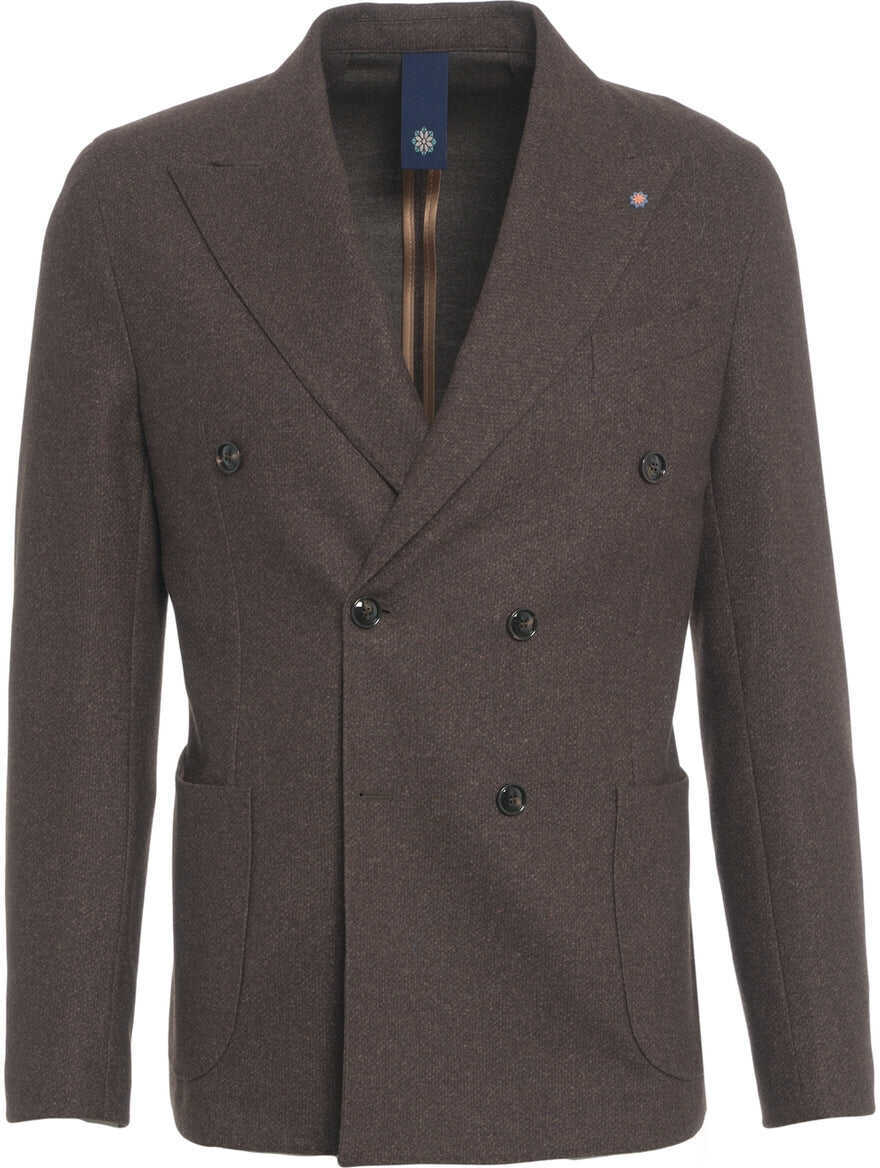 Sacouri Bharnaba Double-breasted blazer Ormoc Brown Barbati (BM 19034800) 2