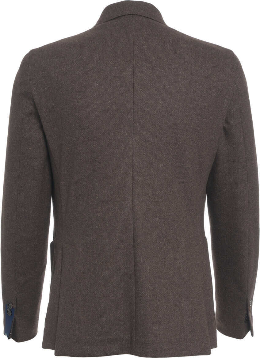 Sacouri Bharnaba Double-breasted blazer Ormoc Brown Barbati (BM 19034800) 3