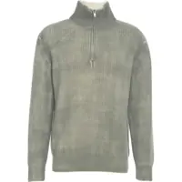 Pulovere Atomofactory Knit sweater with stand-up collar