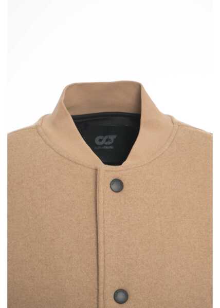 Jachete AlphaTauri Wool blend bomber Obel Beige Barbati (BM 19034812) 4