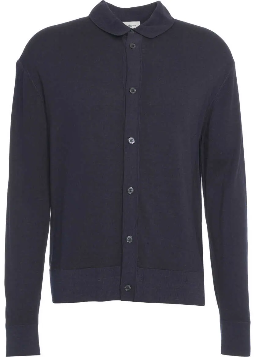 Pulovere casual Paolo Pecora Knitted shirt Blue Barbati (BM 19034815) 2