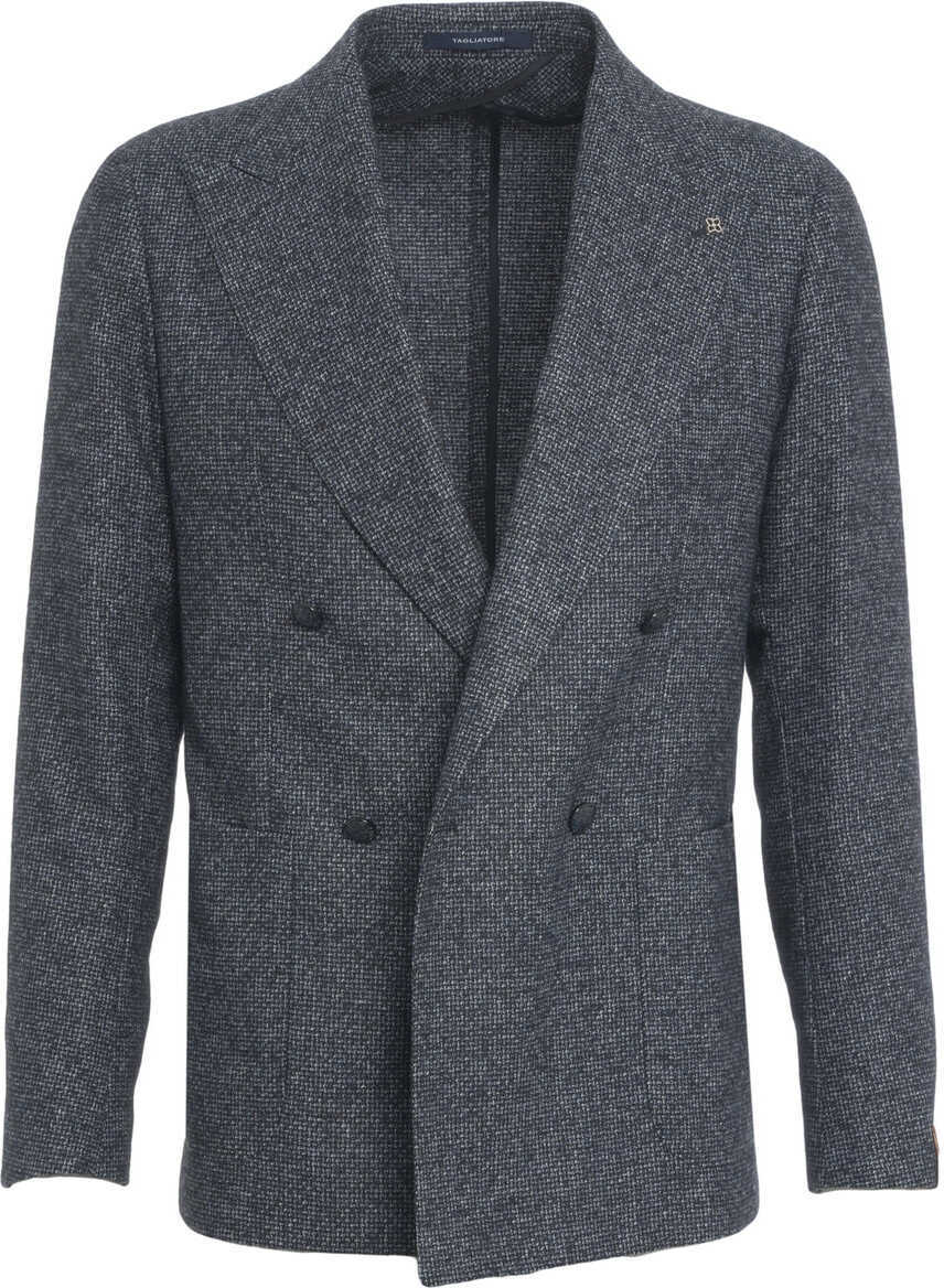 Sacouri Tagliatore Double-breasted blazer Blue Barbati (BM 19034824) 2