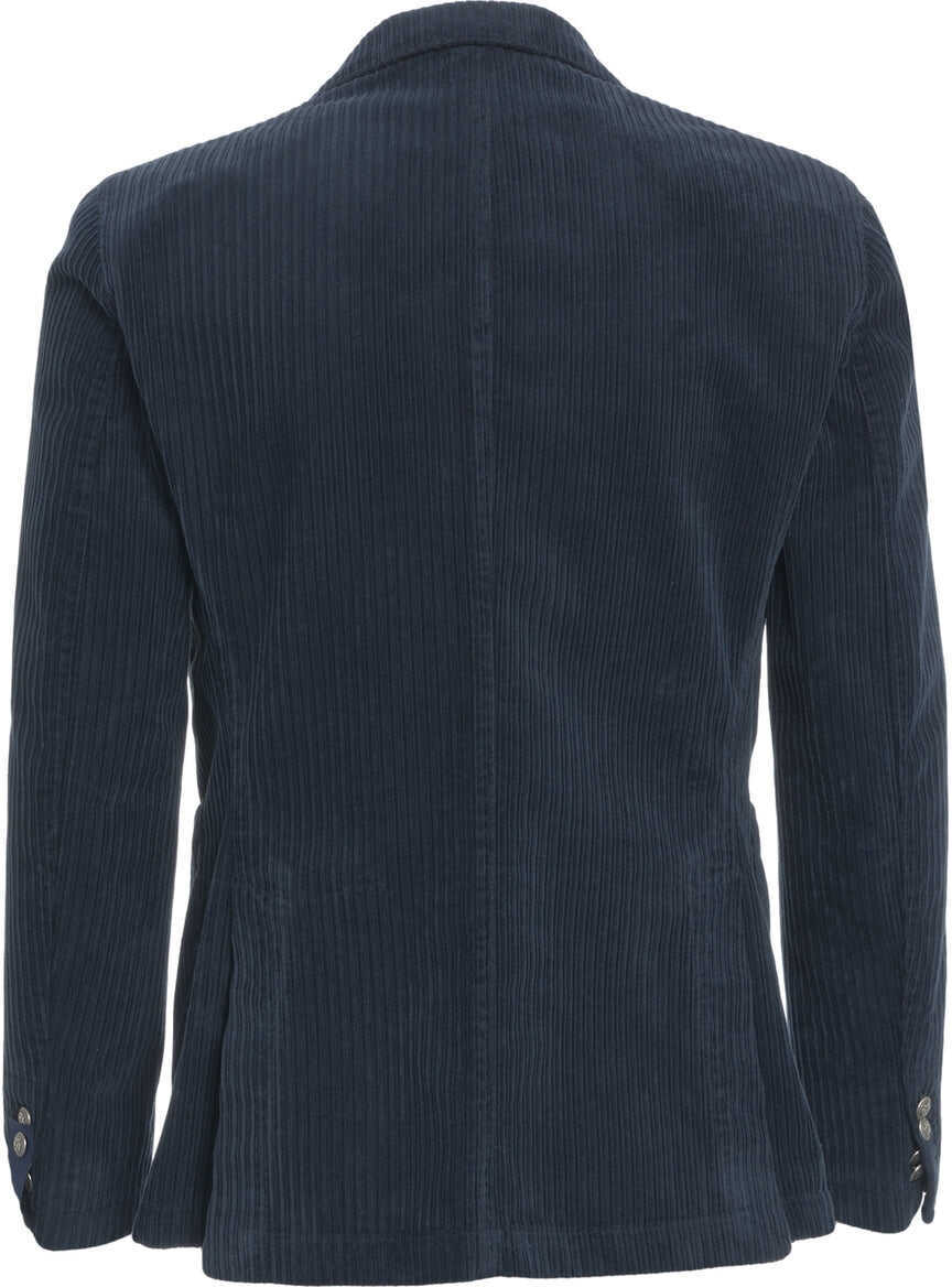 Sacouri Bharnaba Corduroy blazer Kawasaki Blue Barbati (BM 19034830) 3