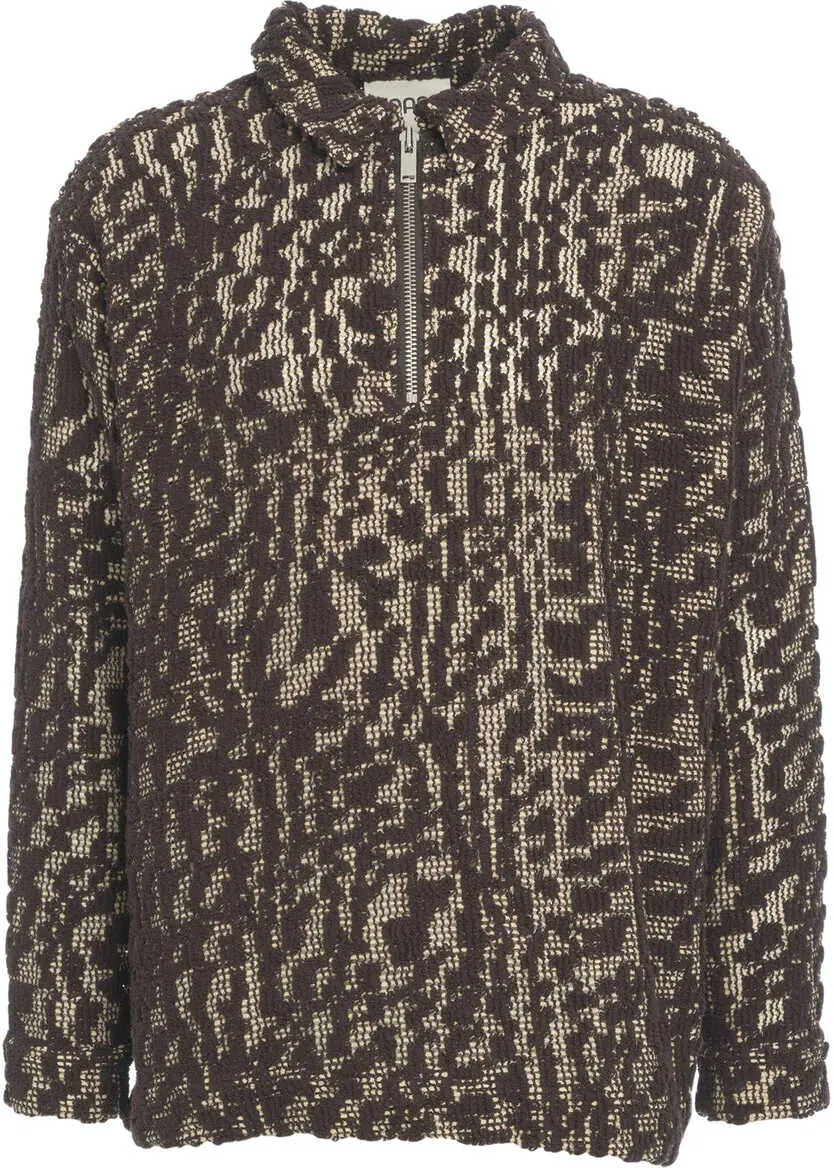 Pulovere OAS Knit sweater Ortiz Brown Barbati (BM 19034839) 1
