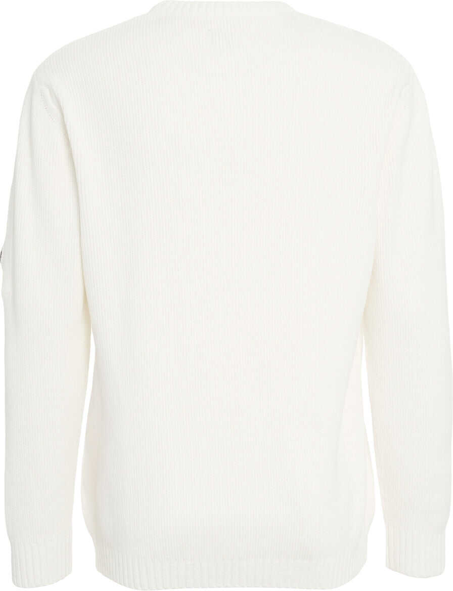 Pulovere C.P. Company Sweater with logo detail White Barbati (BM 19034848) 4