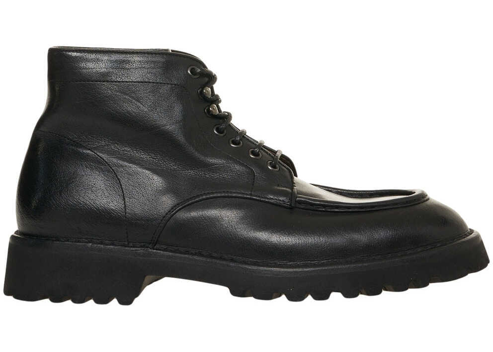 Ghete GREEN GEORGE Boots in smooth leather Black Barbati (BM 19034857) 2