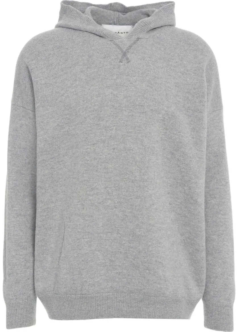 Pulovere AMARANTO Hooded sweater Grey Barbati (BM 19034860) 2