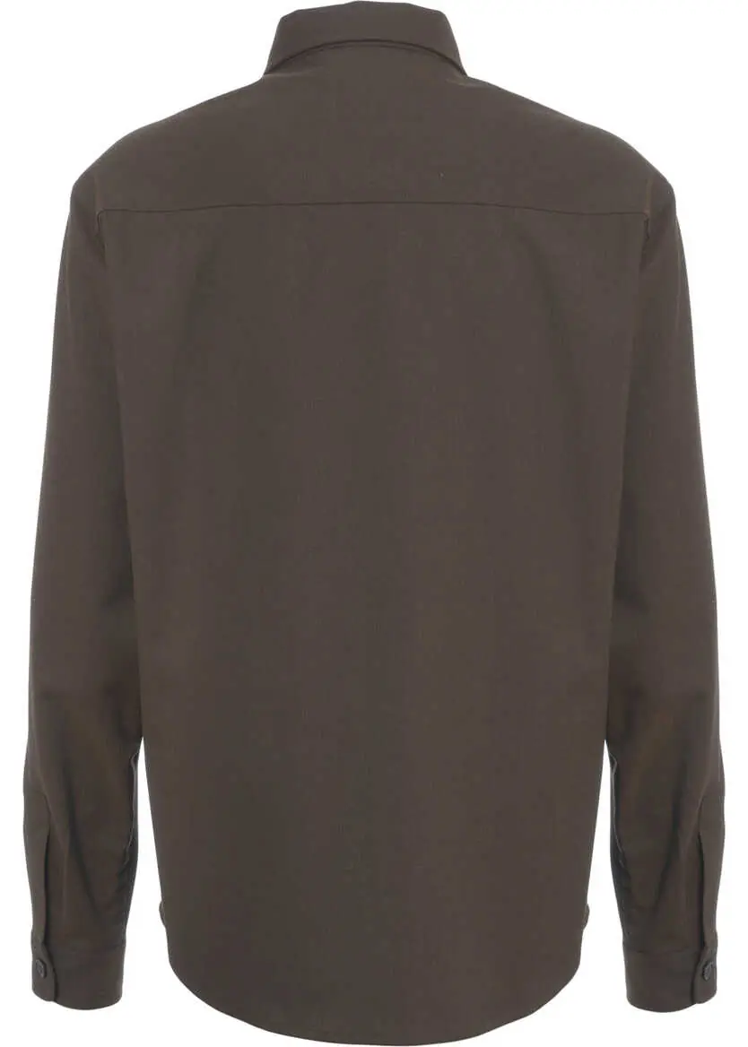 Camasi office Cruna Wool blend shirt Osaka Brown Barbati (BM 19034869) 3