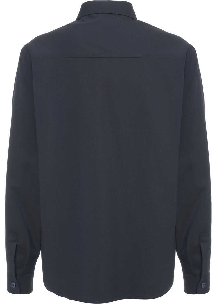 Camasi office Cruna Wool blend shirt Osaka Blue Barbati (BM 19034869) 3