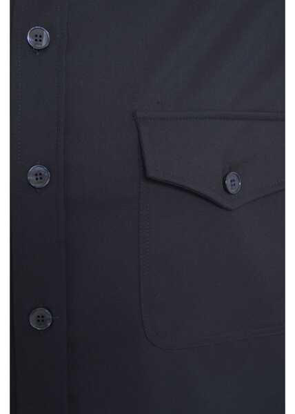 Camasi office Cruna Wool blend shirt Osaka Blue Barbati (BM 19034869) 5