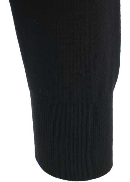 Pulovere casual Paolo Pecora Knitted jacket with stand-up collar Black Barbati (BM 19034875) 4