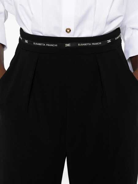 Sacouri office Elisabetta Franchi Set with bow details Black Femei (BM 19034881) 5