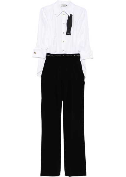 Sacouri office Elisabetta Franchi Set with bow details Black Femei (BM 19034881) 1