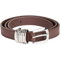 Curele Grained leather belt Femei