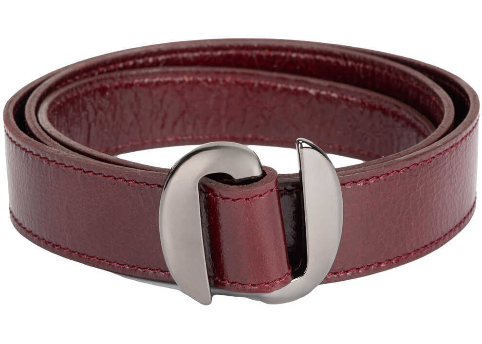 Curele Orciani Smooth leather belt Red Femei (BM 19034896) 1