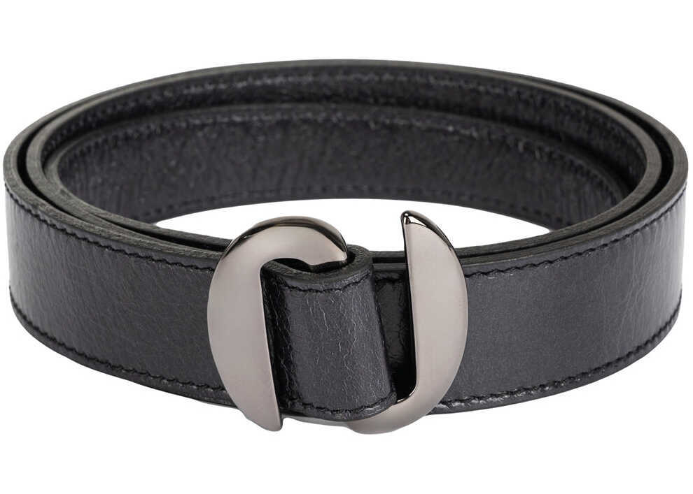Curele Orciani Smooth leather belt Black Femei (BM 19034896) 1