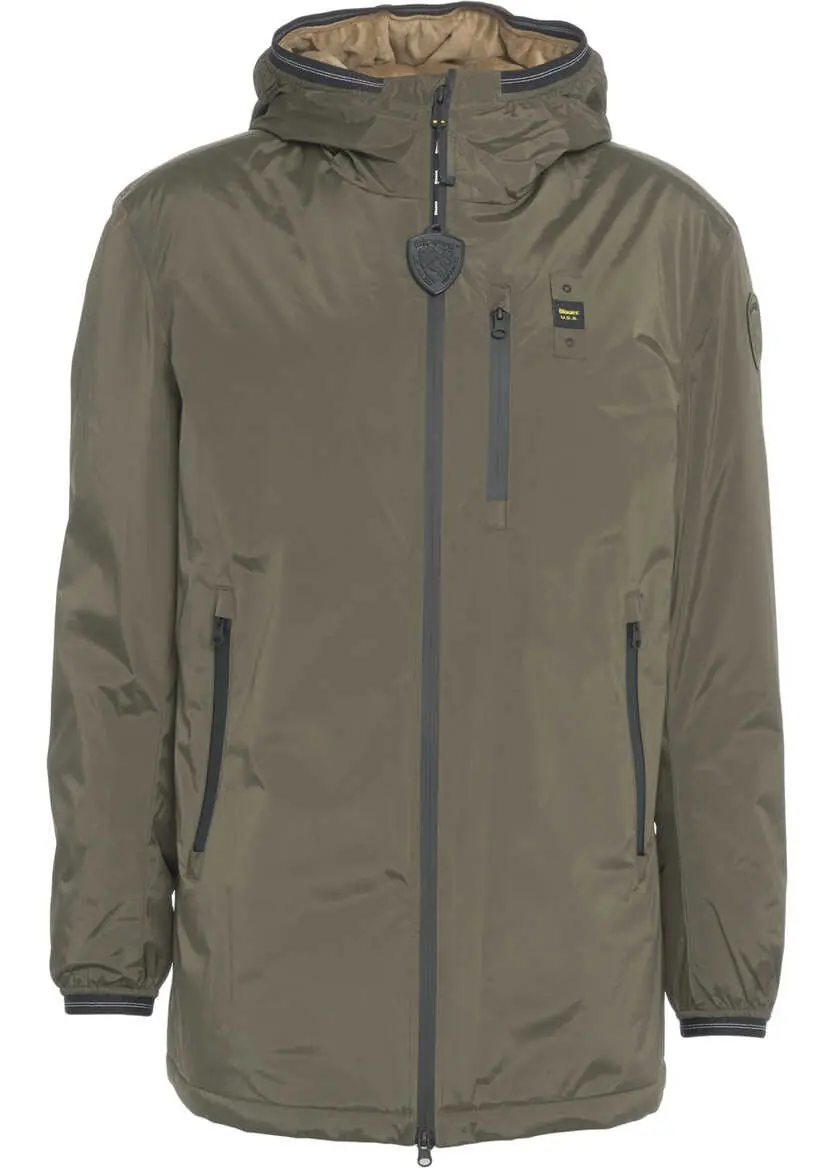 Jachete Blauer Hooded jacket Green Barbati (BM 19034905) 2