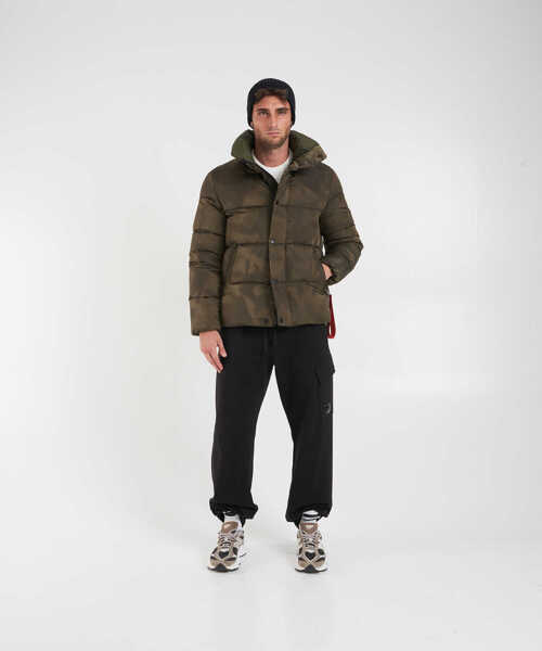 Geci de iarna After Label Puffer Chamonix Green Barbati (BM 19034914) 3