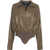 NORMA KAMALI Faux leather body 'Boyfriend' Brown