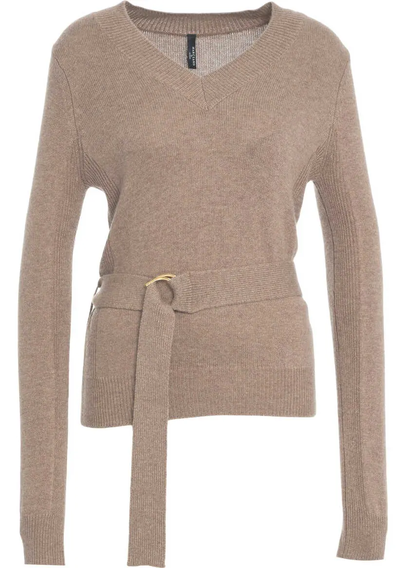 Pulovere GUESS Sweater with waist belt Beige Femei (BM 19034923) 1