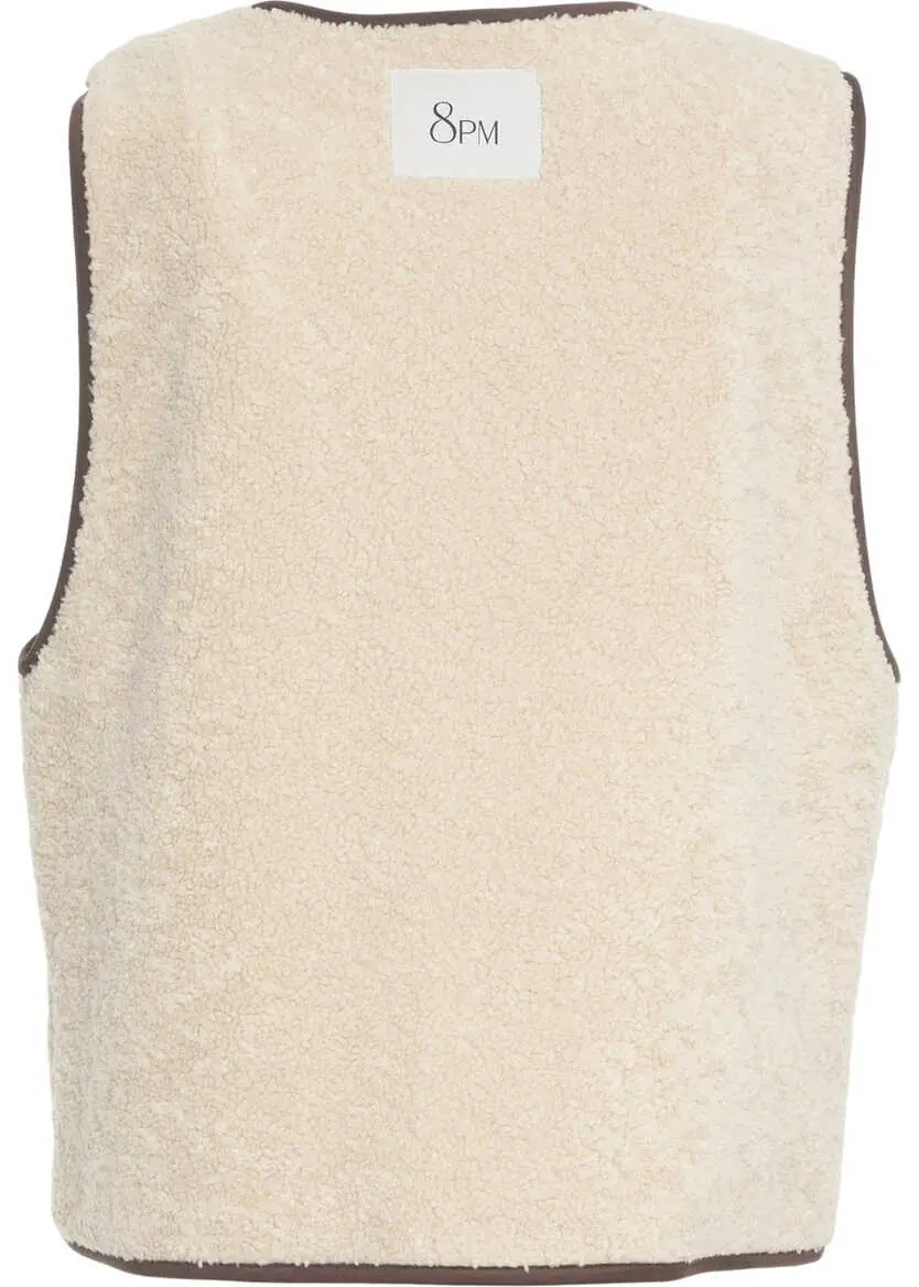 Veste 8PM Reversible Vest Sophie Beige Femei (BM 19034932) 3