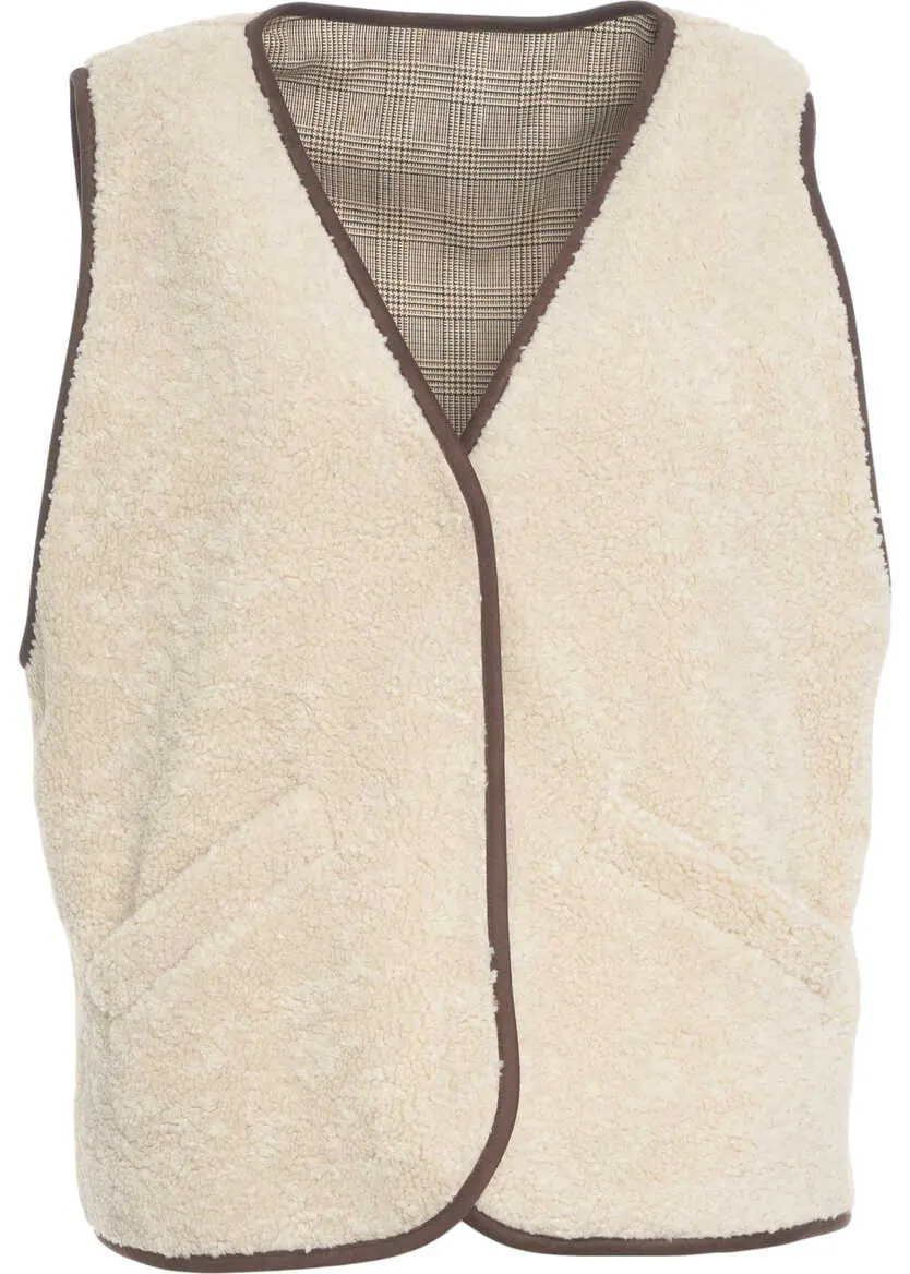 Veste 8PM Reversible Vest Sophie Beige Femei (BM 19034932) 1