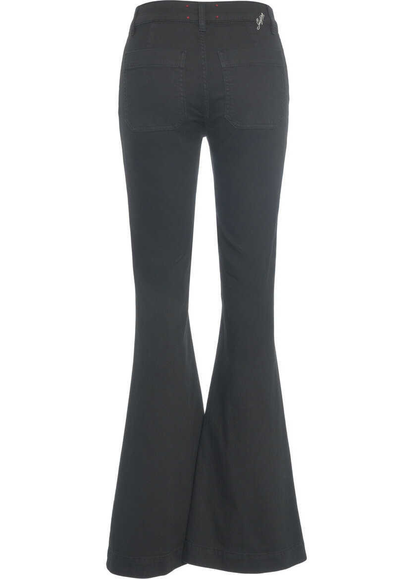 Pantaloni office SEAFARER Flared pants Delphine Black Femei (BM 19034938) 4