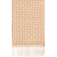 Esarfe Dama - Esarfe Liu Jo Scarf with logo pattern Beige Femei (BM 19034947) - B-mall.ro