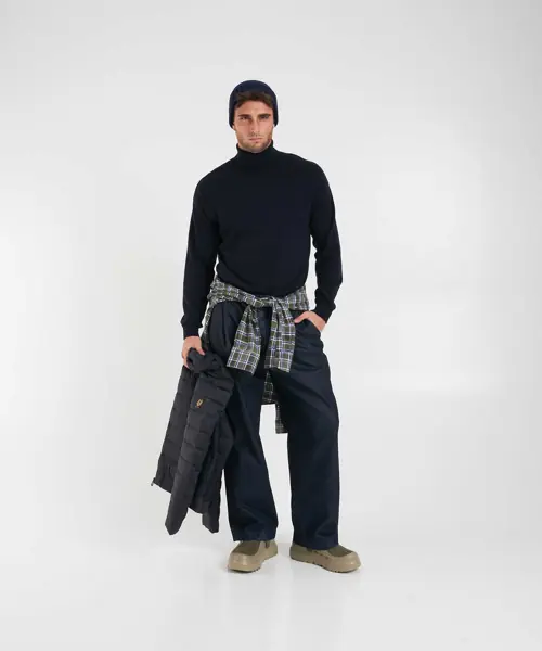 Pulovere Kangra Wool blend turtleneck sweater Blue Barbati (BM 19034959) 3