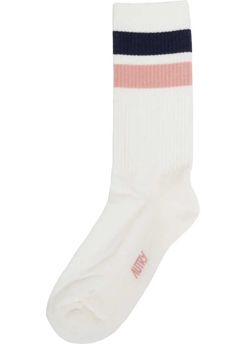 Sosete AUTRY Socks with stripes White Femei (BM 19034983) 2