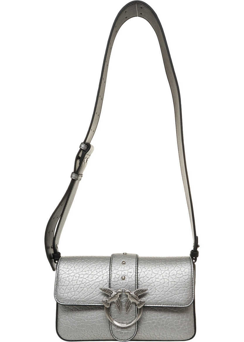 Genti de umar Pinko Shoulder bag Love One Mini Silver Femei (BM 19034998) 2