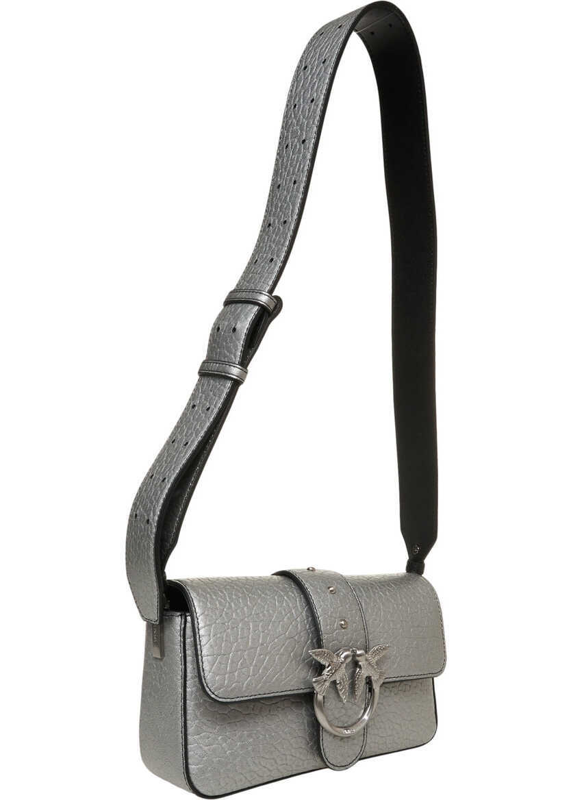 Genti de umar Pinko Shoulder bag Love One Mini Silver Femei (BM 19034998) 3