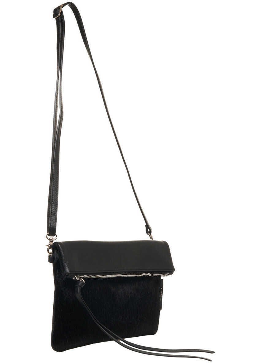 Genti de umar Profanter Pony hair crossbody bag Mel Black Femei (BM 19035046) 3