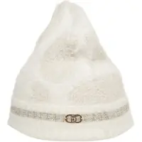 Caciuli Knit beanie with logo detail Femei