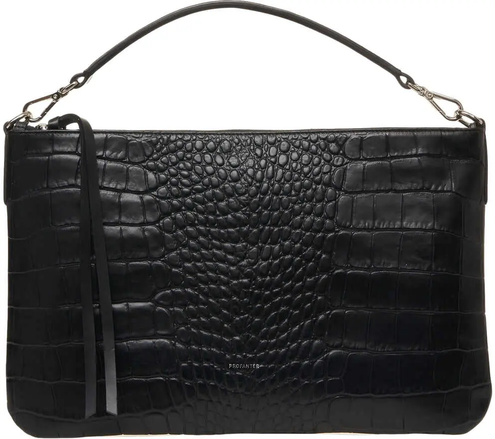 Genti de umar Profanter Shoulder bag in croco-look Jade Black Femei (BM 19035067) 1