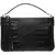 Profanter Shoulder bag in croco-look 'Jade' Black