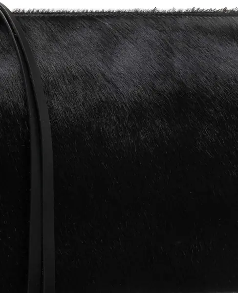 Genti de umar Profanter Pony hair shoulder bag Tessa Black Femei (BM 19035082) 5