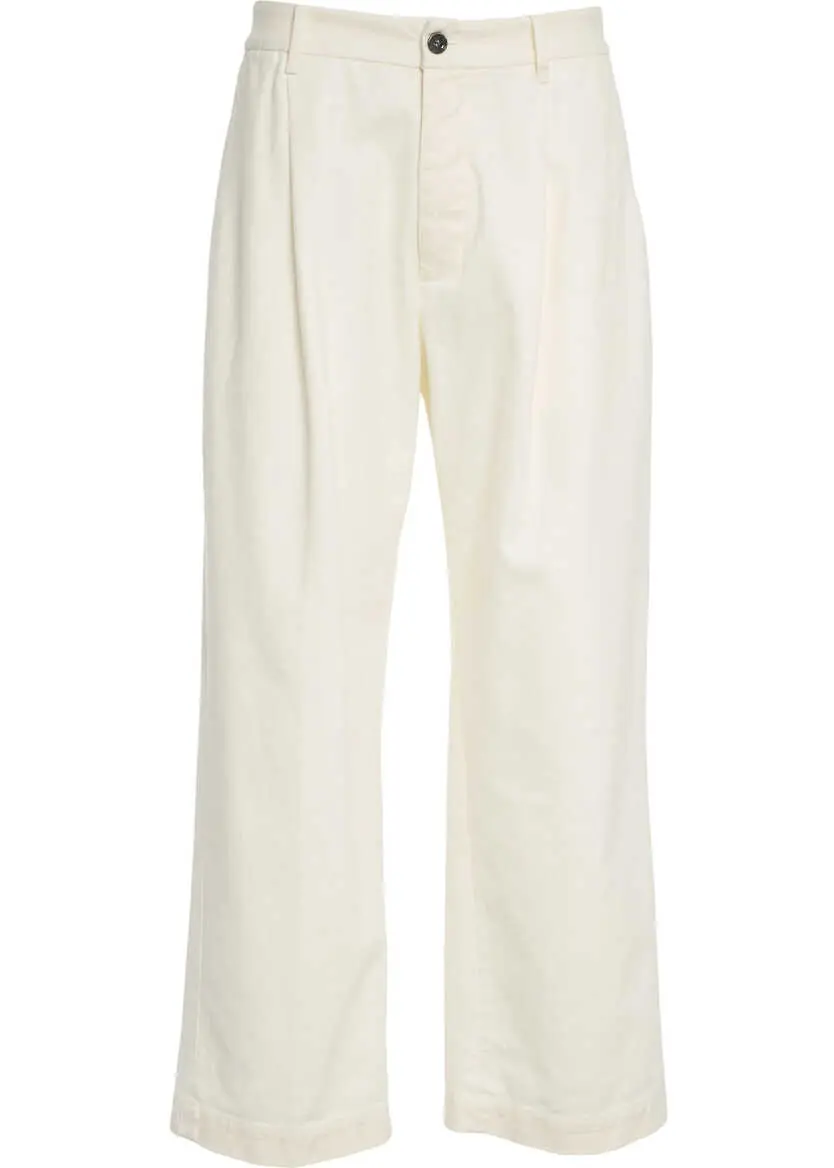 Pantaloni casual Nine in the morning Pleated trousers Philip White Barbati (BM 19035091) 2