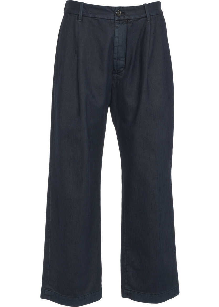 Pantaloni casual Nine in the morning Pleated trousers Philip Blue Barbati (BM 19035091) 2