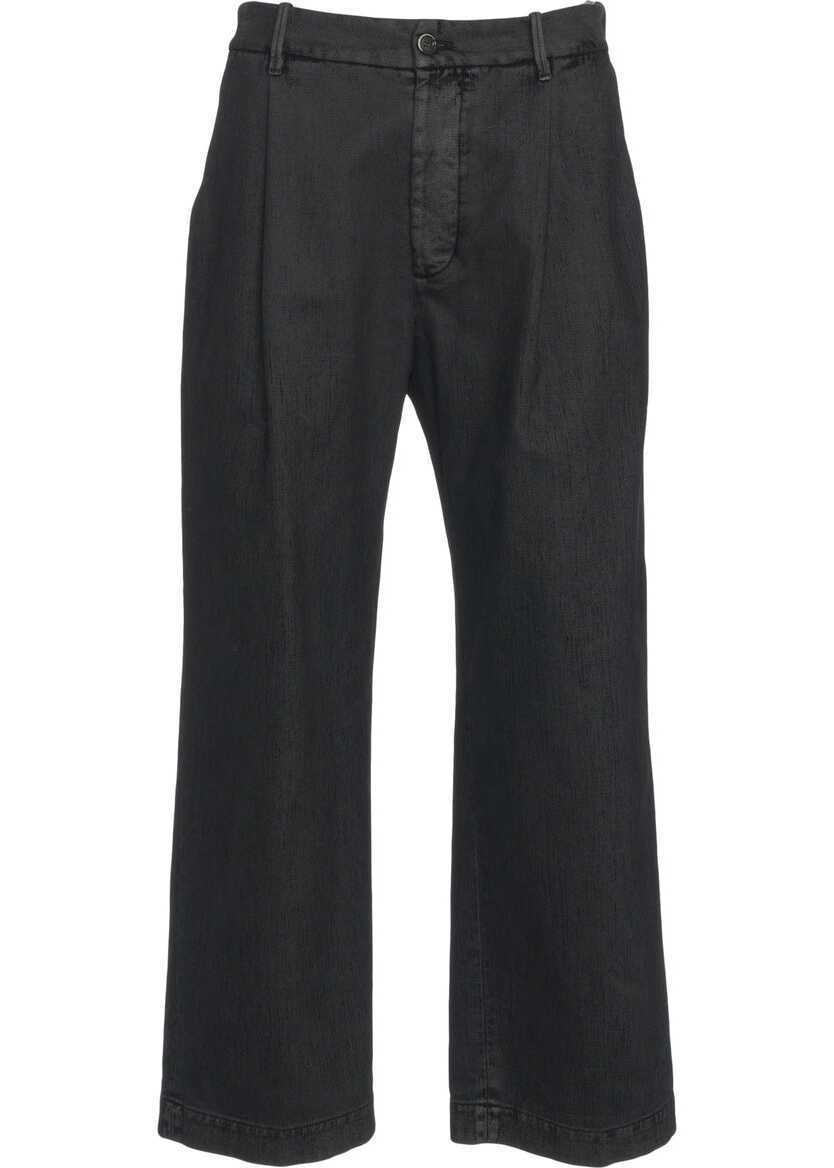 Pantaloni casual Nine in the morning Pleated trousers Philip Black Barbati (BM 19035091) 2