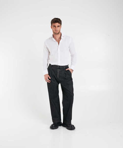 Pantaloni casual Nine in the morning Pleated trousers Philip Black Barbati (BM 19035091) 3