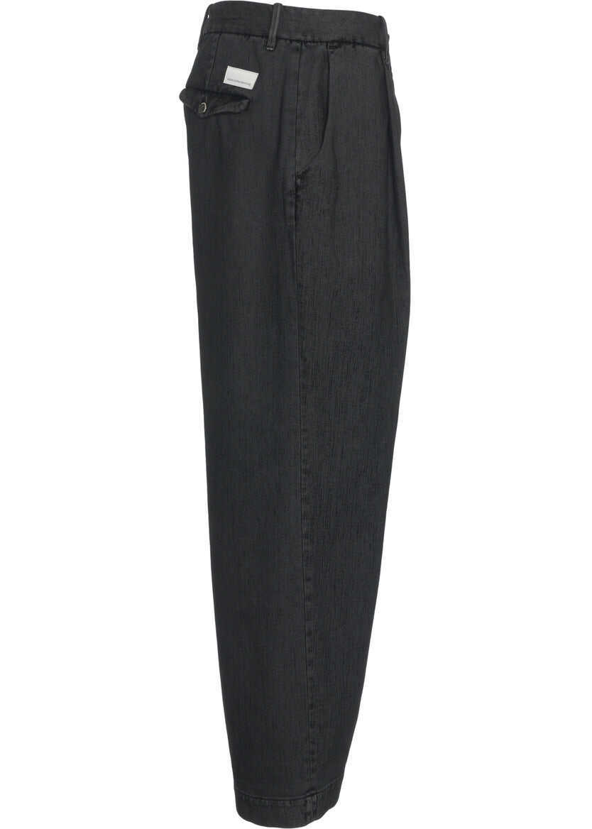 Pantaloni casual Nine in the morning Pleated trousers Philip Black Barbati (BM 19035091) 4