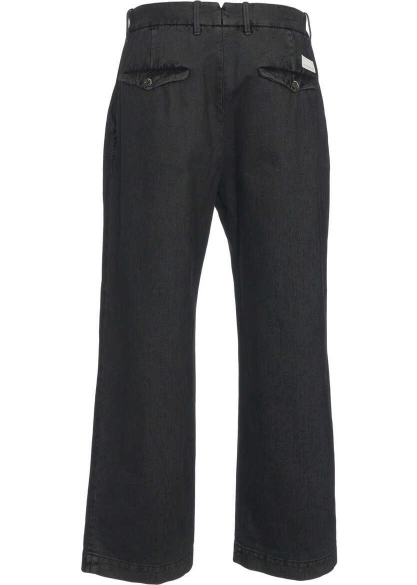 Pantaloni casual Nine in the morning Pleated trousers Philip Black Barbati (BM 19035091) 5