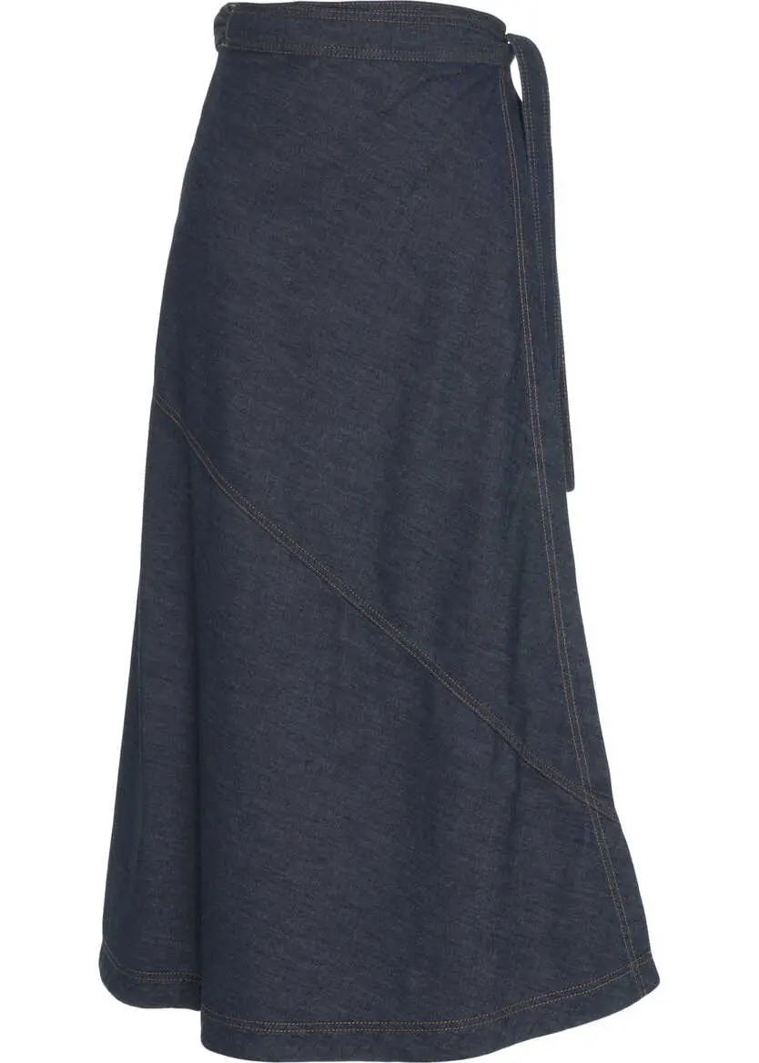 Fuste lungi Munthe Wrap skirt Landrea Blue Femei (BM 19035109) 2