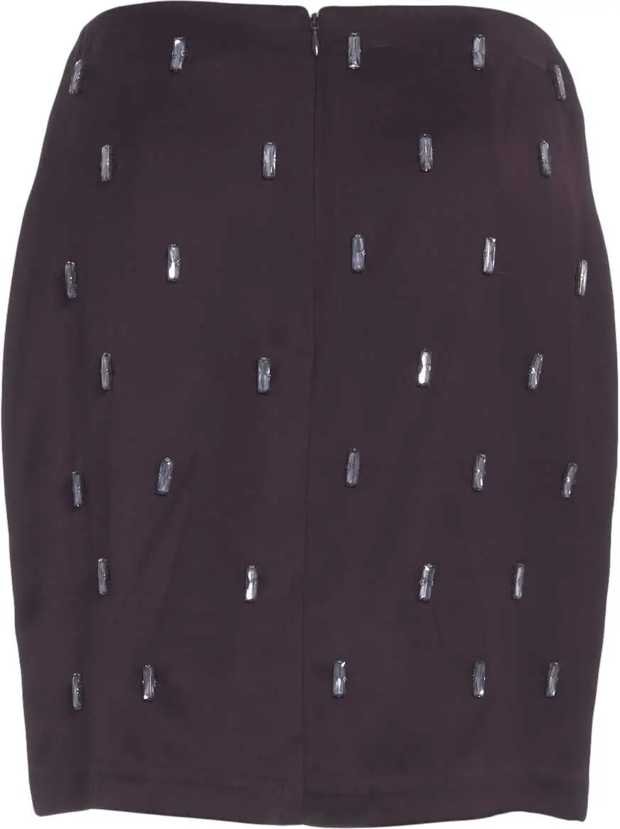 Fuste scurte Herskind Mini skirt with rhinestones Dolly Purple Femei (BM 19035115) 5