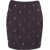 Herskind Mini skirt with rhinestones 'Dolly' Purple