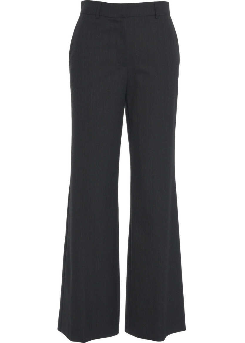 Pantaloni casual Otto d ame Palazzo pants Grey Femei (BM 19035127) 2