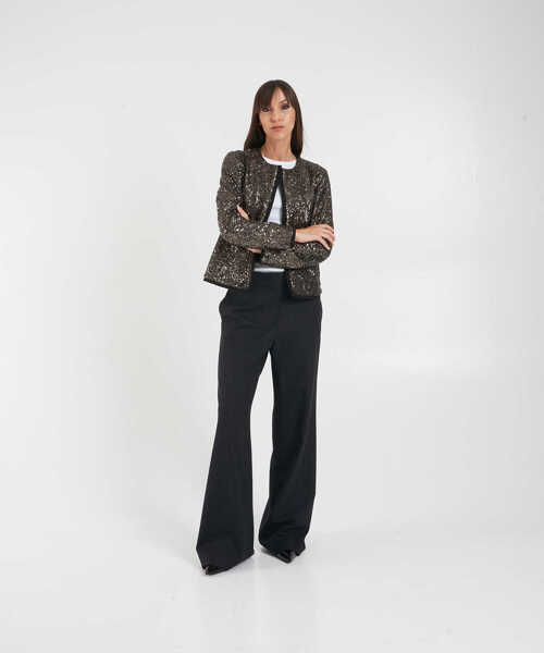 Pantaloni casual Otto d ame Palazzo pants Grey Femei (BM 19035127) 3