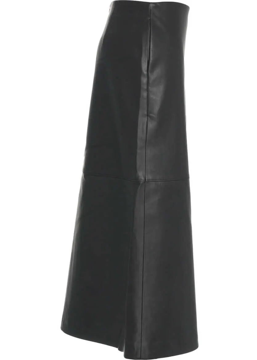 Fuste lungi Viktoriachan Faux leather maxi skirt Araki Black Femei (BM 19035142) 3