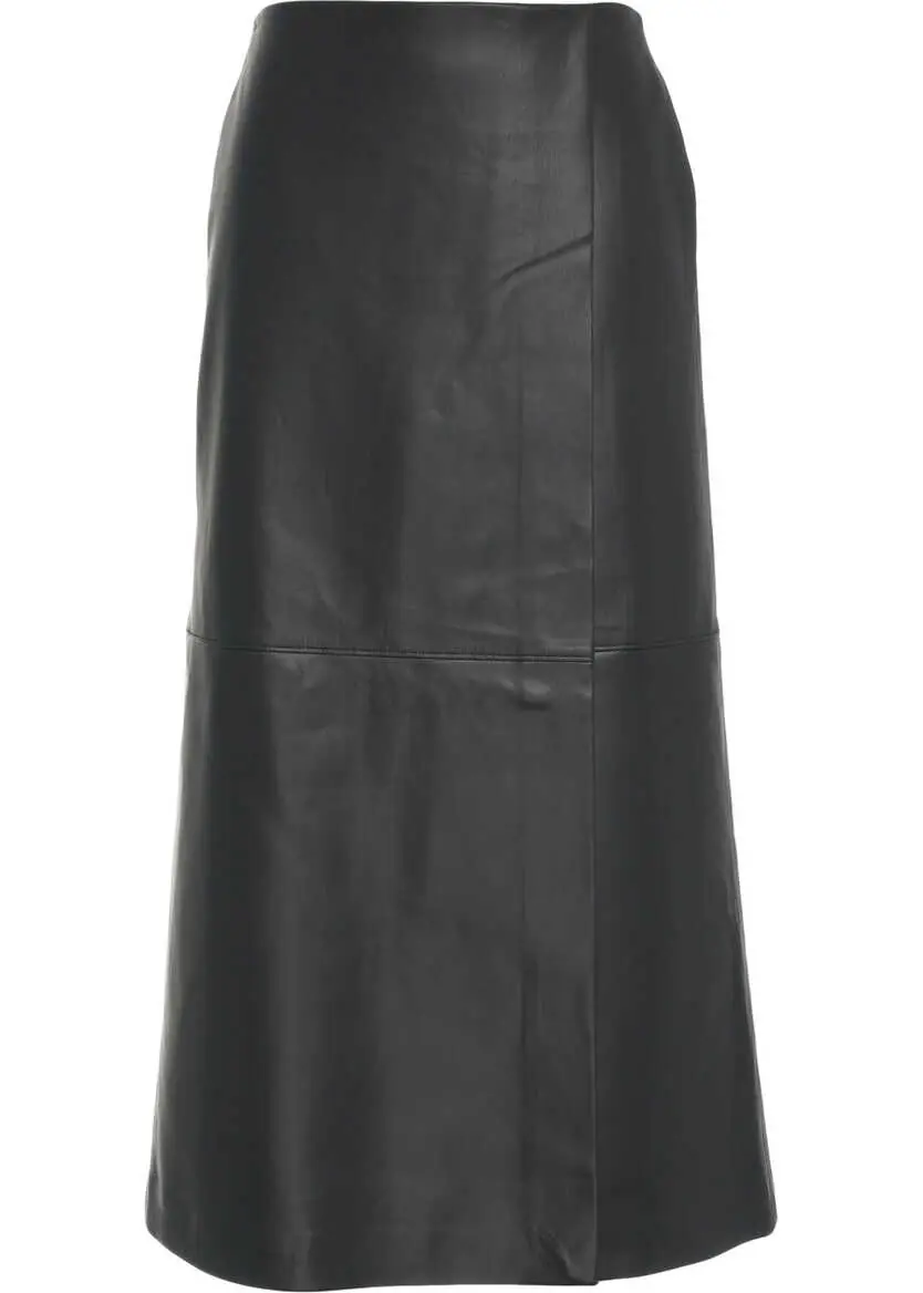 Fuste lungi Viktoriachan Faux leather maxi skirt Araki Black Femei (BM 19035142) 1